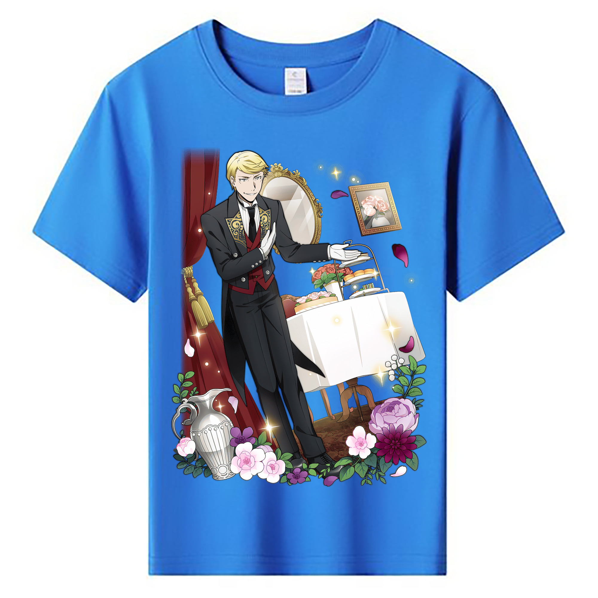 （画像用） 文豪ストレイドッグス Bungo Stray Dogs 綿100％キッズTシャツ（フロントプリント）